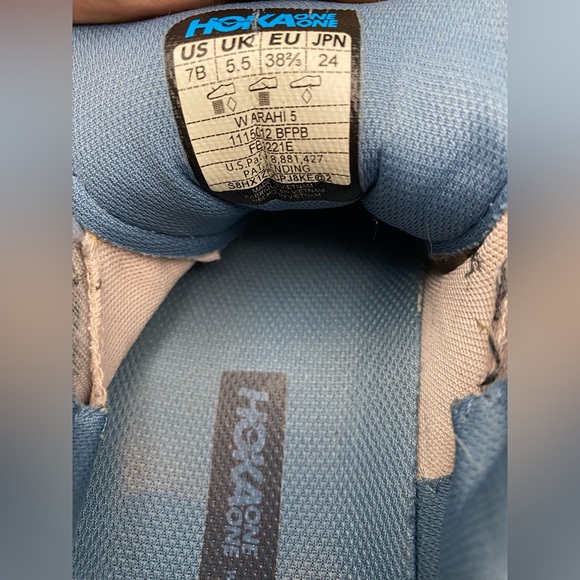 Hoka Blue and Tan Women's Sneakers - Picture 10 of 10